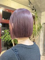 ヲタク(wotaku.)&nbsp;ラベンダーミルクティーラベンダーグレージュボブハイトーン艶髪