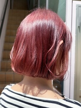 ルピナス(Lupine.) 【Ayumi】チェリーピンク×ボブ♪