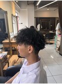 ツイストスパイラルパーマ　マッシュパーマメンズ　メンズサロン