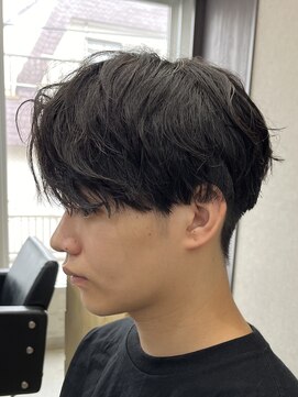 フイ 代々木(Hui) ハイトーンカラー/マッシュパーマ/men's/波巻き