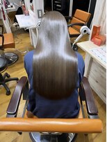 アウラ 近鉄八尾駅前店(Aura)&nbsp;レイヤーカット×イルミナカラー×UPTOGLOSS髪質改善  近鉄八尾
