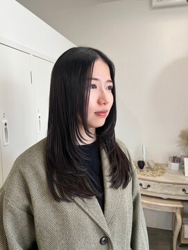 ロッカ(ROCCA) チェリーブラウンシルキーセミレイヤー