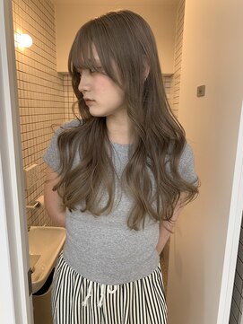 ペレ アネックス 大阪梅田茶屋町店(PELE ANNEX) くびれヘア/アプリコットオレンジ/ハイライトカラー/梅田