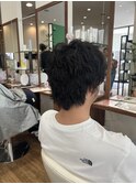 メンズ無造作ショート×30代カジュアル