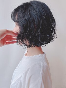 モリオフロムロンドン 原宿本店(morio from London) 【morio 原宿】★ニュアンスボブパーマ　ゆるふわパーマ★