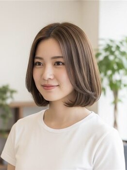 ビューティーユミ(BEAUTY YUMI.jp)の写真/思わず触れてみたくなる、柔らかなまっすぐ過ぎない“自然”なストレート♪丁寧な施術でダメージも最小限◎