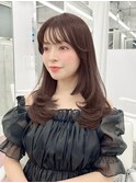 マロンブラウン こっくりブラウン ワンカールレイヤー