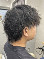 メンズ ラ ジェム(men's la gemme)&nbsp;波巻きスパイラルパーマ×メンズウルフスタイル