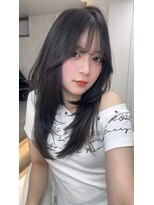 ロンドルピナス 小倉(Lond Lupinus) ミディアムレイヤーカット/似合わせカット/大人ガーリー/20代