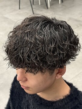 オーバル ジングウマエ(OVARL jingumae) 波巻きスパイラルパーマラウンドマッシュ