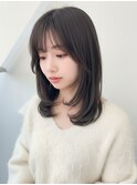 レイヤーカット/春夏カラー/グレージュ/髪質改善