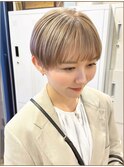 ミルクティーベージュ×まるみショート