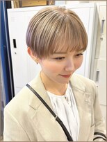 シロ(.siro)&nbsp;ミルクティーベージュ×まるみショート