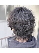ビカム 名駅EAST(become) 波巻きスパイラルパーマ×メンズウルフ