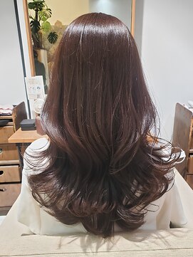 ヘアリゾート粋 リマ 銀座店(lima) 透明感シアーブラウン/ウェーブ/レイヤーカット