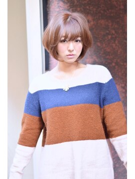 コロ(COLO) 【COLO吉祥寺】ナチュラルブラウンショートボブ