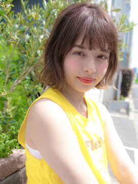 ルティア(Lutia) ショートボブ 似合わせカット ナチュラルブラウン☆