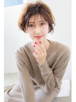 アコロン(acoron)&nbsp;小顔カット＿耳掛け＿ハンサムショート ＿アッシュカラー ＿新宿