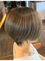 ピースリーヘア バイ カーサ(peathree.hair by CASA)&nbsp;グレージュ×酸熱トリートメント