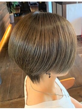ピースリーヘア バイ カーサ(peathree.hair by CASA) グレージュ×酸熱トリートメント