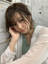 ロア 福岡天神本店(LORE)&nbsp;シースルーバング/透け感カラー/nana