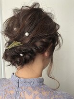 キルム(Qilm)&nbsp;ゲストスナップ◇ゆるふわヘアセット◇結婚式二次会に◇Qilm山崎