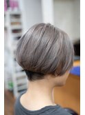 ネープレスショートマッシュ　シルバー