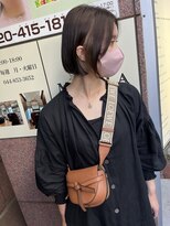 サロンドミルク 溝の口店(salon de MiLK)&nbsp;20代30代40代/ボブ/ミニボブ/イヤリングカラー［溝の口］