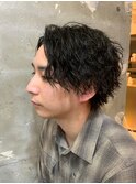 ツイストスパイラルパーマメンズカットメンズショート札幌大通