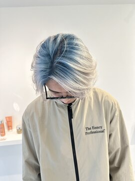 オンリー(ONLY.) ルーツカラー　×    ペールブルー