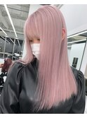 保存必須【LINOET 名古屋】艶髪ピンクカラー