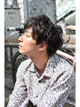 フリリ 新宿(Hulili men's hair salon) ツーブロックマッシュ/ツイストスパイラル/パーマ