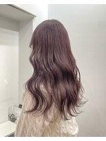 ラフ 原宿(L.a.a.g.f harajuku)&nbsp;☆ lavender brown ☆ ラベンダーカラー ロングウェーブ＠原宿