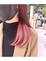 ステア ケース(stair case)&nbsp;インナーカラー/ピンク/ハイトーン