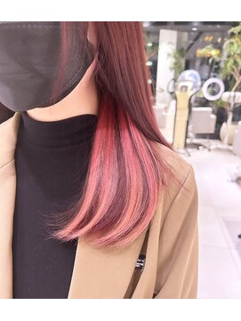 ステア ケース(stair case) インナーカラー/ピンク/ハイトーン