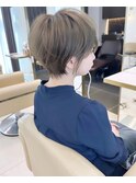 ショートボブ髪型20代30代40代50代前髪あり前髪なし面長丸顔小林