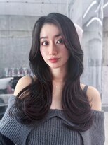 フィヴェント(Fivent)&nbsp;人気のくびれヘア★黒髪だけど動きのあるこだわりレイヤーカット