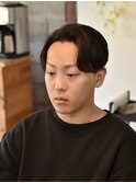 艶感毛流れセンターパート【メンズカット/メンズヘア】