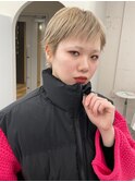 【arteHAIR】ハイトーンベージュ/ベリーショート