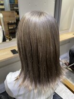 リタ(rita.)&nbsp;まつだて/ミルクティー/グレージュ/艶髪