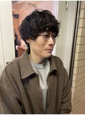【メンズパーマ】海外くせ毛風グランジパーマ