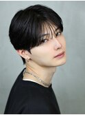 ニュアンスシースルーマッシュ　ダウンパーマ