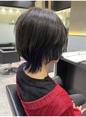 ダークグレー×インディゴブルー