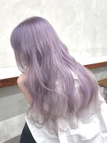 ニコ トウキョウ 渋谷(nico TOKYO)&nbsp;ホワイトラベンダーダブルカラーケアブリーチハイトーン