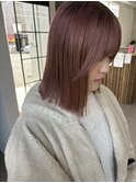 ブリーチ暖色カラー