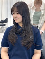 エトワール(ETOILE)&nbsp;レイヤーカット/グレージュ/顔まわりカット