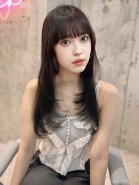 ルームバイシー 新宿(Loom. by Sea) ミニウルフ×アプリコットオレンジ[ワイドバング/韓国]