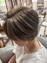 フィガロ デュデュ 新石切店(Figaro DOU DOU) #白髪をぼかすハイライト#白髪ぼかしハイライト#白髪染め