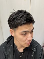 ヘアーアンドグルーミング ヨシザワインク(HAIR&GROOMING YOSHIZAWA Inc.)&nbsp;大人気王道メンズビジネスアップバングショート理容室眉毛カット