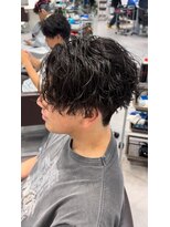 オーシャントーキョー 仙台(OCEAN TOKYO)&nbsp;ツイストスパイラルマッシュ刈り上げツーブロックメンズパーマ